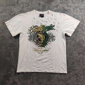 South Pole Shirt YOUTH BOYS Large White Short Sleeve